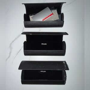 Prada hard shell glasses sunglasses case - damaged